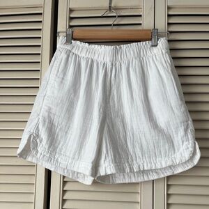Old Navy White 100% Cotton Shorts